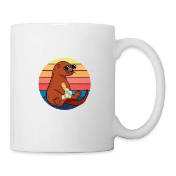 Funny Otter Shirt for Otter Lovers - Mug - white - Right