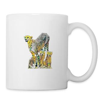 guépard - Mug blanc - blanc - Droite