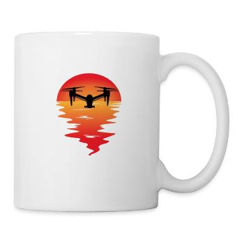 Drohne Geschenkidee Drohnen Drone - Tasse - Weiß - Rechts