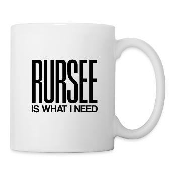 Rursee in der Eifel! - Tasse - Weiß - Rechts