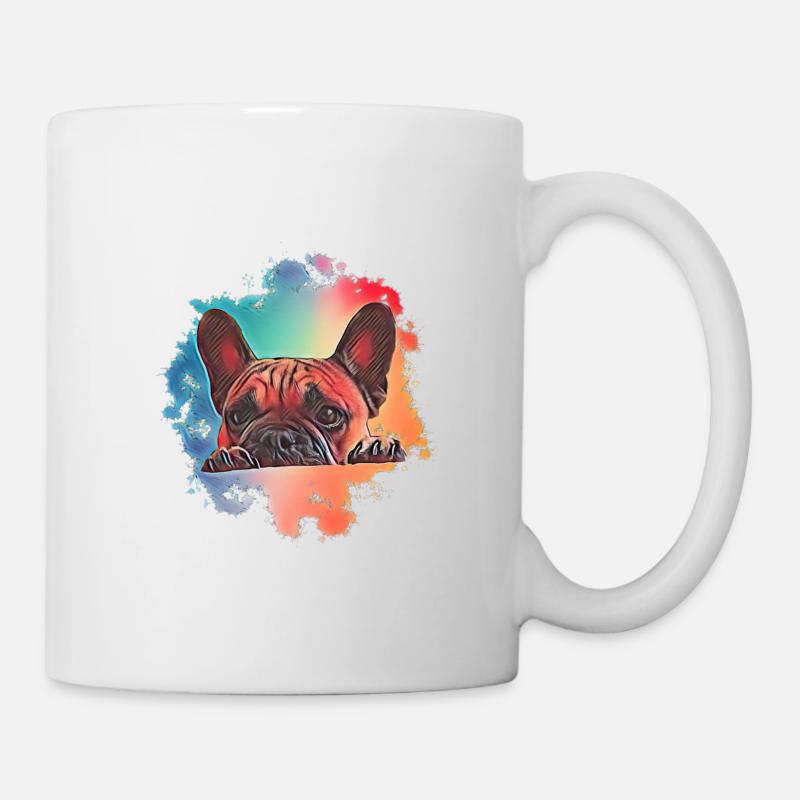 Bouledogue français - Mug blanc - blanc