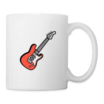 Guitar guitar - Mug - white - Right