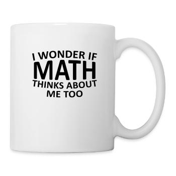 Math math math teacher mathematician gift - Mug - white - Right