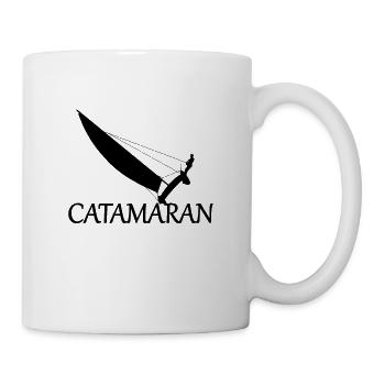 Catamaran - cat sailing - Mug - white - Right