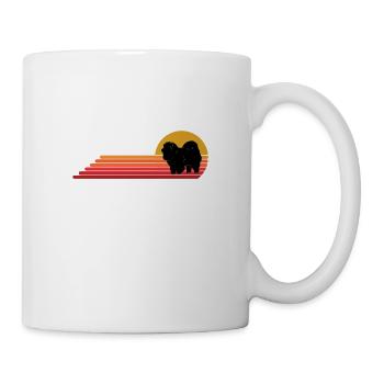 Chow Chow Dog Retro Vintage Style Idea - Mug - white - Right