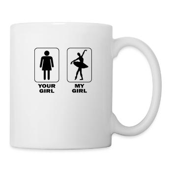 Your Girl My Girl Ballet - Mug - white - Right