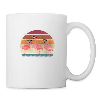 Funny flamingo saying - Mug - white - Right