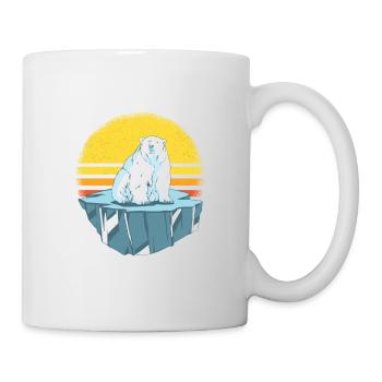Ours polaire sur Idée cadeau ours polaire - Mug blanc - blanc - Droite