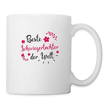Beste Schwiegertochter Gesc - Tasse - Weiß - Rechts