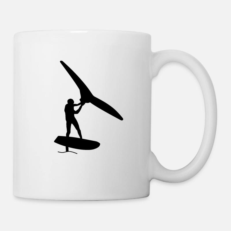 Wing Foil - Tasse - Weiß