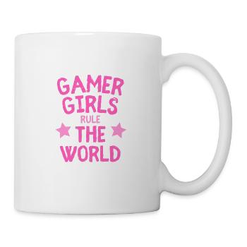 Gamer girl gamer gift saying - Mug - white - Right