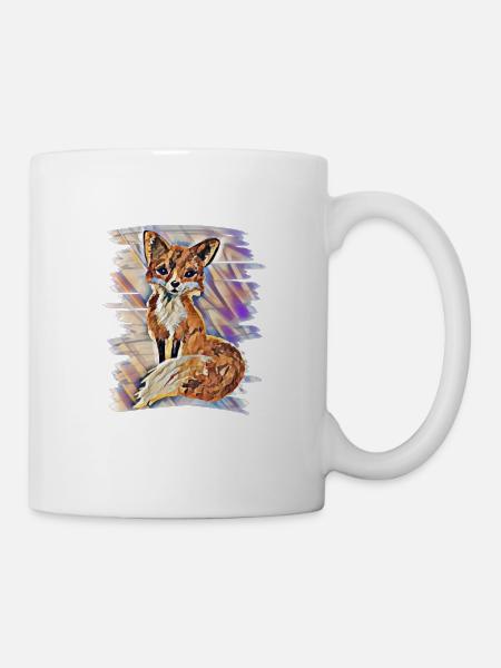 Renard - Mug blanc - blanc