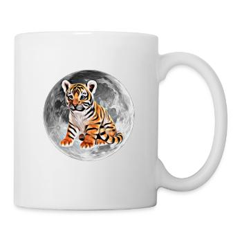 Tiger - Tasse - Weiß - Rechts