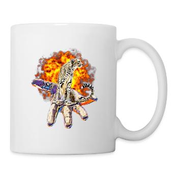 guépard - Mug blanc - blanc - Droite
