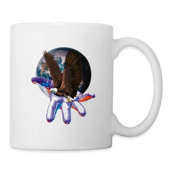 Adler - Tasse - Weiß - Rechts