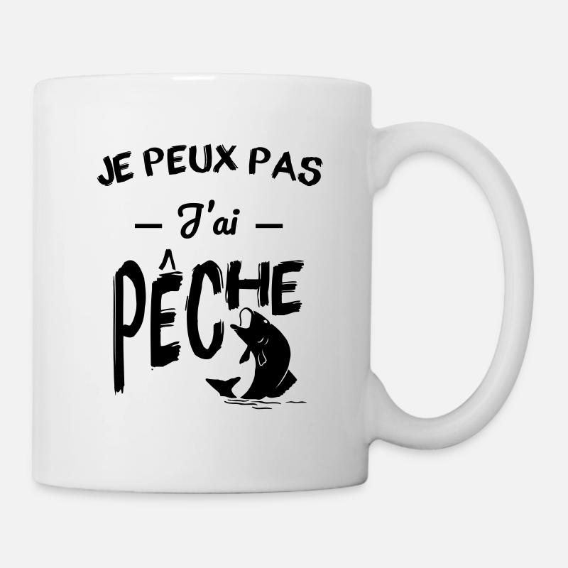 Je peux pas j'ai pêche - Mug blanc - blanc