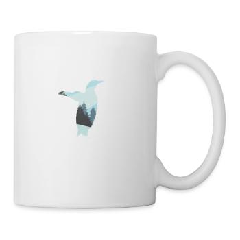 Pingouin pingouins pôle sud - Mug blanc - blanc - Droite