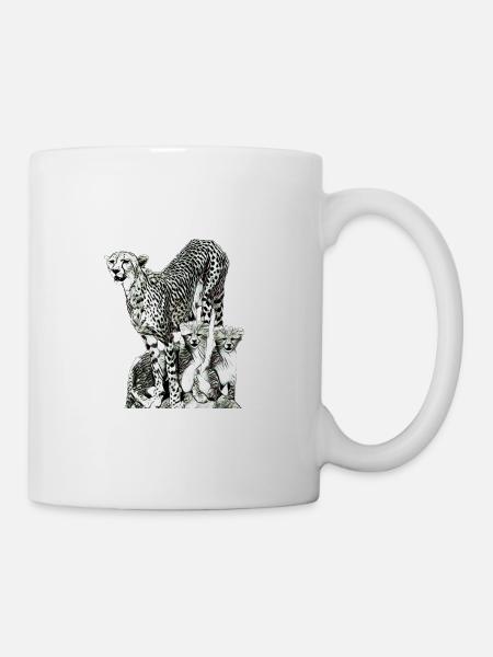 Gepard - Tasse - Weiß