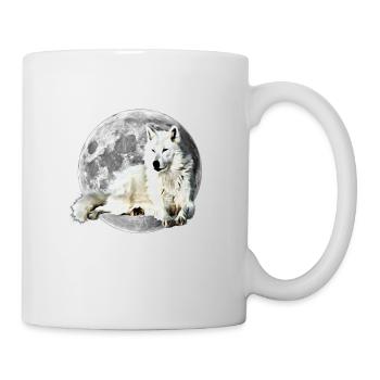 Wolf - Mug blanc - blanc - Droite