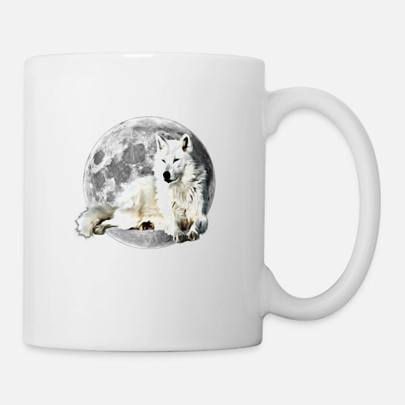 Wolf - Tasse - Weiß