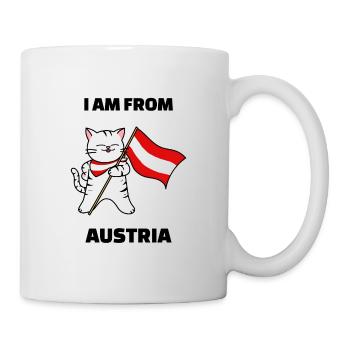 I am from Austria - Mug - white - Right