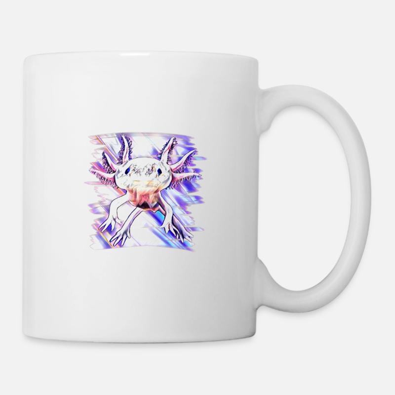 Axolotl - Tasse - Weiß