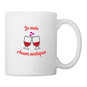 Je suis Rhum Antique - Mug blanc - blanc - Droite