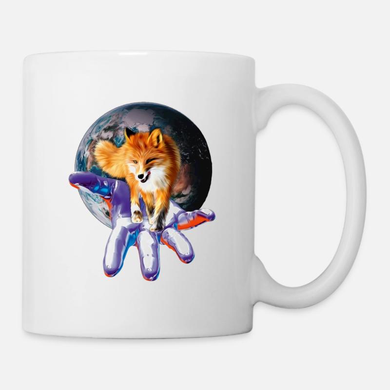 Fuchs - Tasse - Weiß