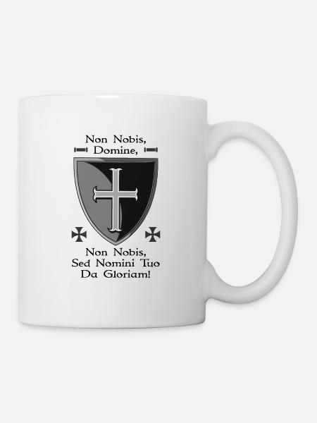 Bouclier templier - Mug blanc - blanc