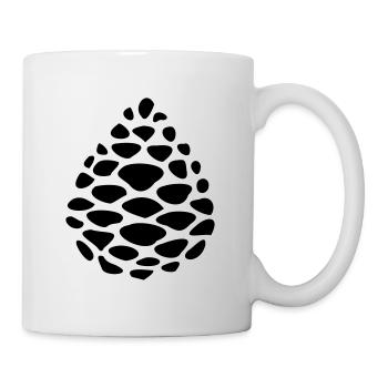 Pine cones pomme de pin pinecone - Mug - white - Right