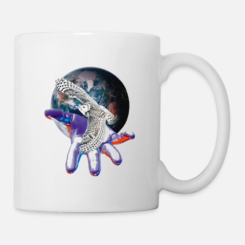 Eule - Tasse - Weiß