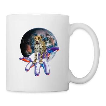 Guépard - Mug blanc - blanc - Droite