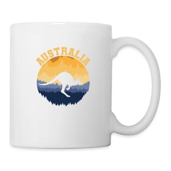Australia Australia kangaroo - Mug - white - Right
