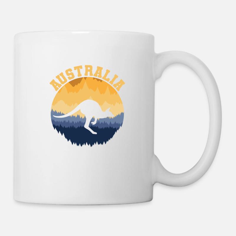 Australia Australia kangaroo - Mug - white
