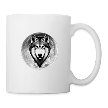 Wolf - Mug blanc - blanc - Droite