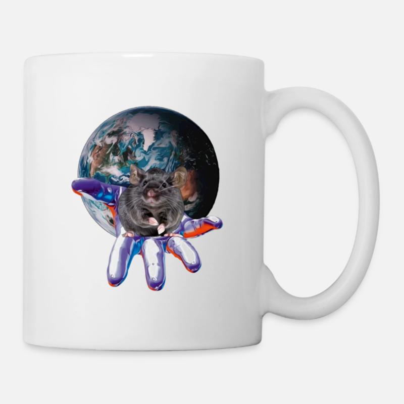 Ratten - Tasse - Weiß