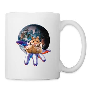 Hamster - Tasse - Weiß - Rechts