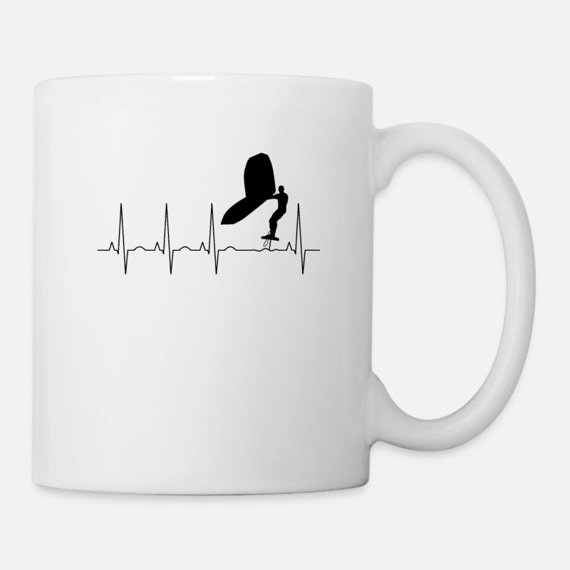 Wingfoiler Pulse Frequency - Mug - white
