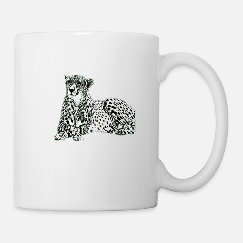 Gepard - Tasse - Weiß
