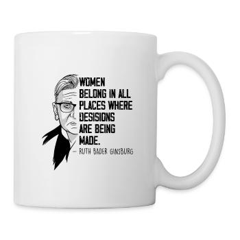 Journée internationale de la femme Cadeau - Mug blanc - blanc - Droite