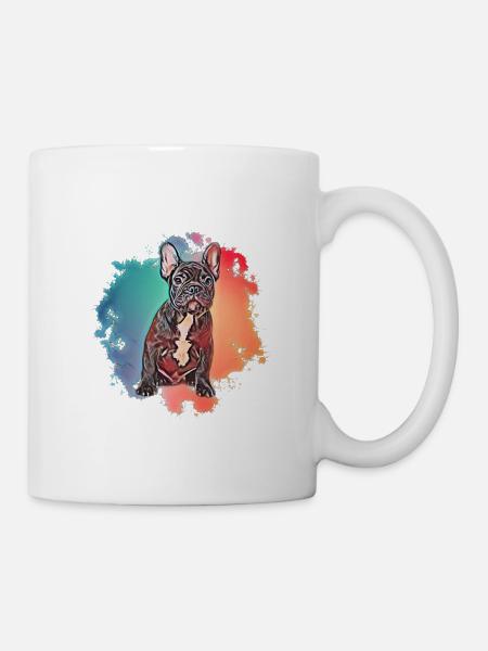 French Bulldog - Mug - white
