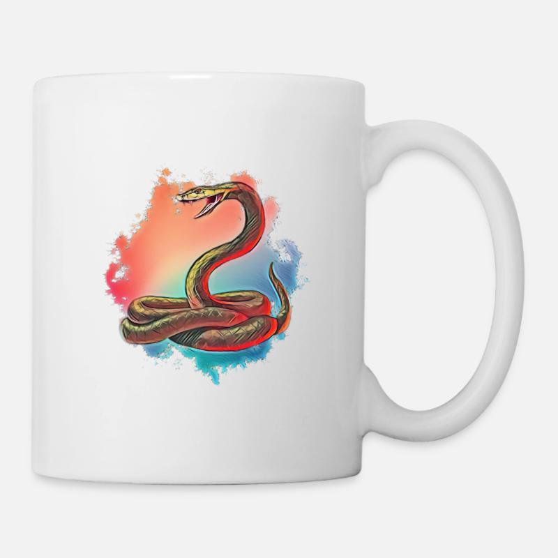 Serpent - Mug blanc - blanc