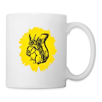 Écureuils - Mug blanc - blanc - Droite