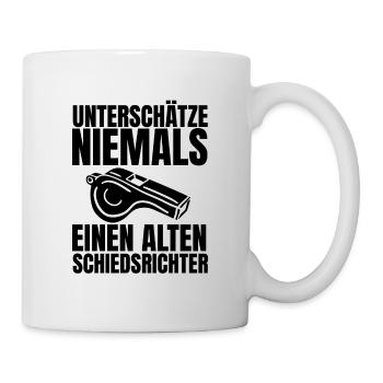 Schiedsrichter Opa Geschenk Großpapa Schiri Spruch - Tasse - Weiß - Rechts