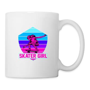 Skater Girl - Mug - white - Right