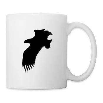 Vogel Adler Vögel Fliegen - Tasse - Weiß - Rechts