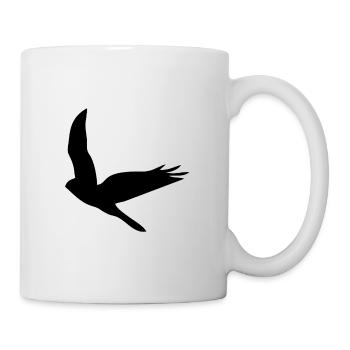 Vogel Adler Vögel Fliegen - Tasse - Weiß - Rechts