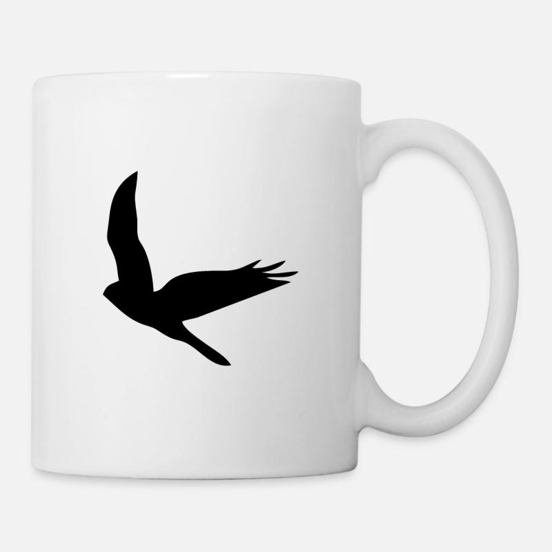 Vogel Adler Vögel Fliegen - Tasse - Weiß