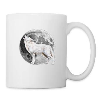 Wolf - Mug blanc - blanc - Droite