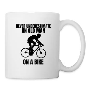 Bicycle Father Cycling Grandpa Cycling Dad Bicycle Tour - Mug - white - Right